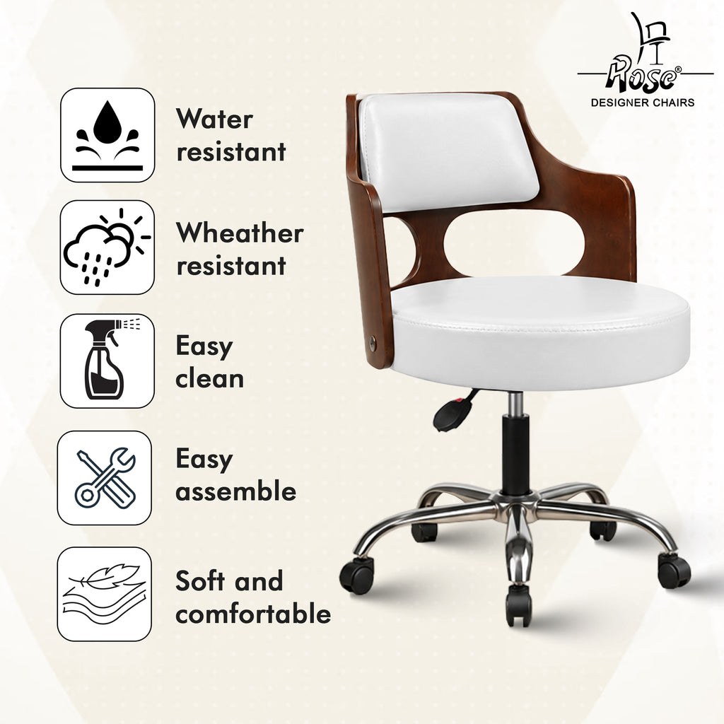 Riva Revolving Bar Stool_Milky White_Set of 1_Feature_02
