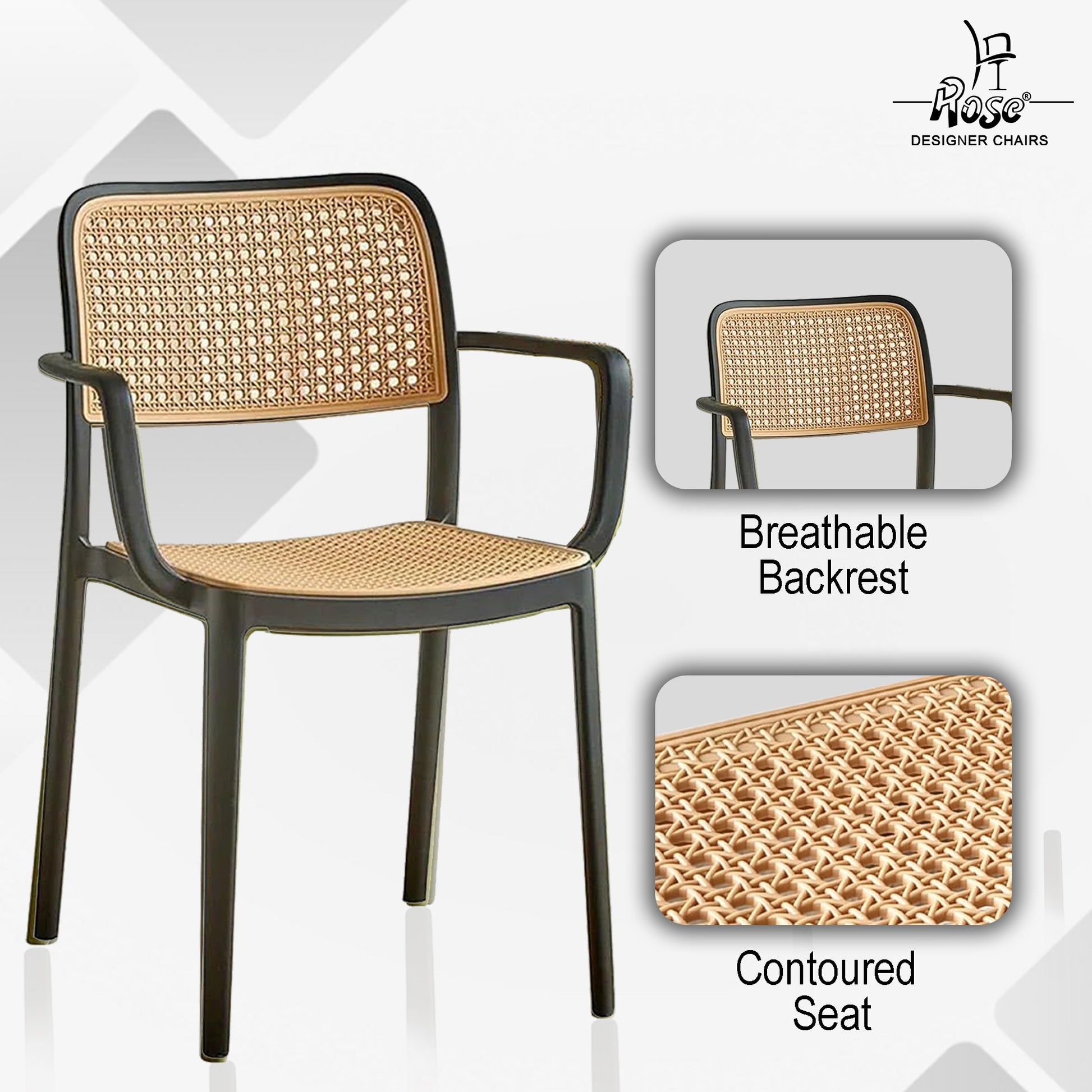Tokiyo Chair (black) Set of 2 Features 2