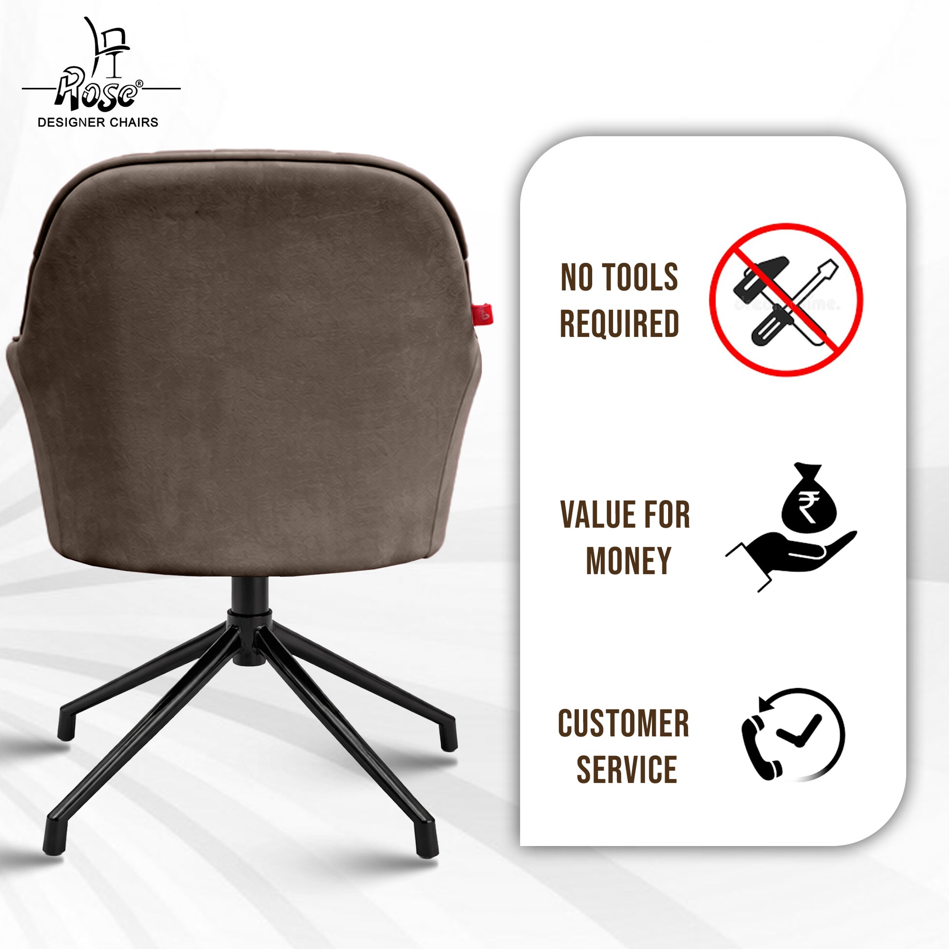 Kezia (Brown) Set of 4 Service