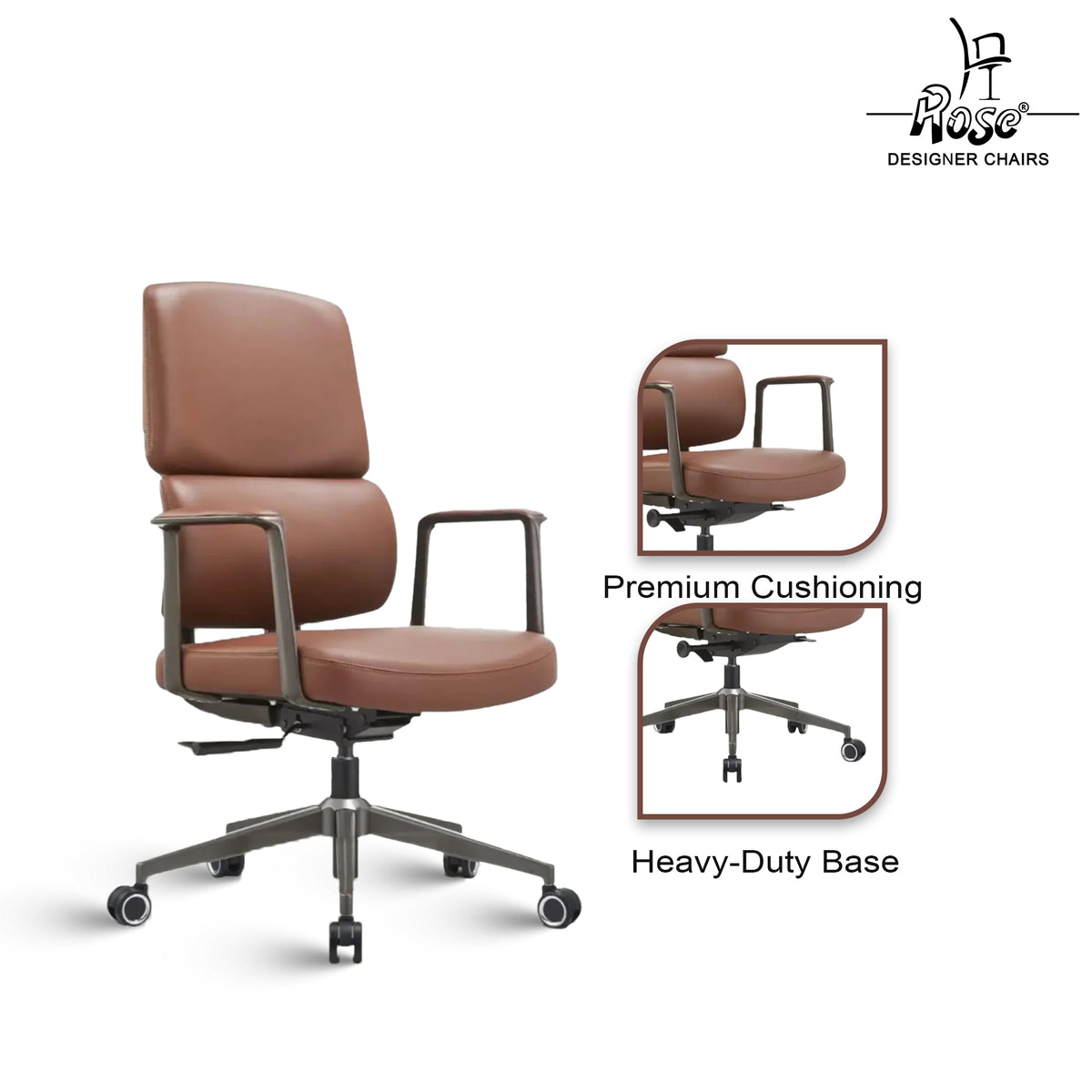 Rose® Lotus MB Luxury Chair | Leatherette