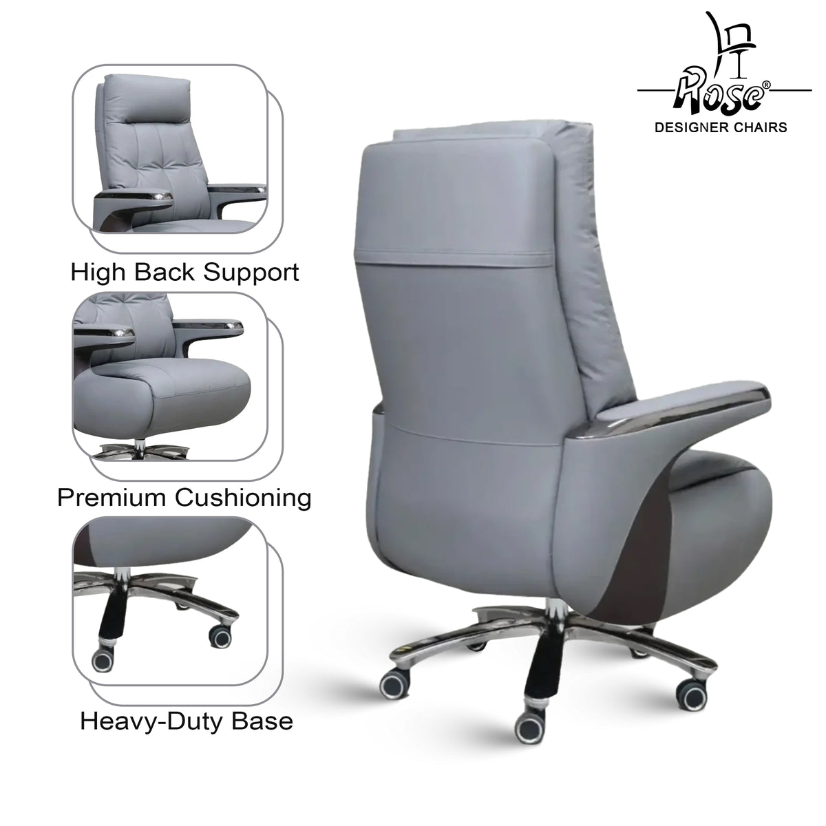 Rose® Vitara HB Luxury Chair | Leatherette