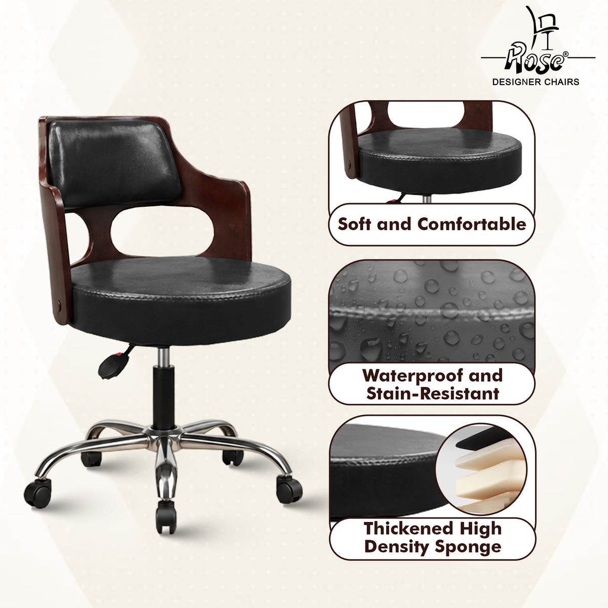 Riva Revolving Bar Stool_Midnight Black_Set of 1_Feature_01