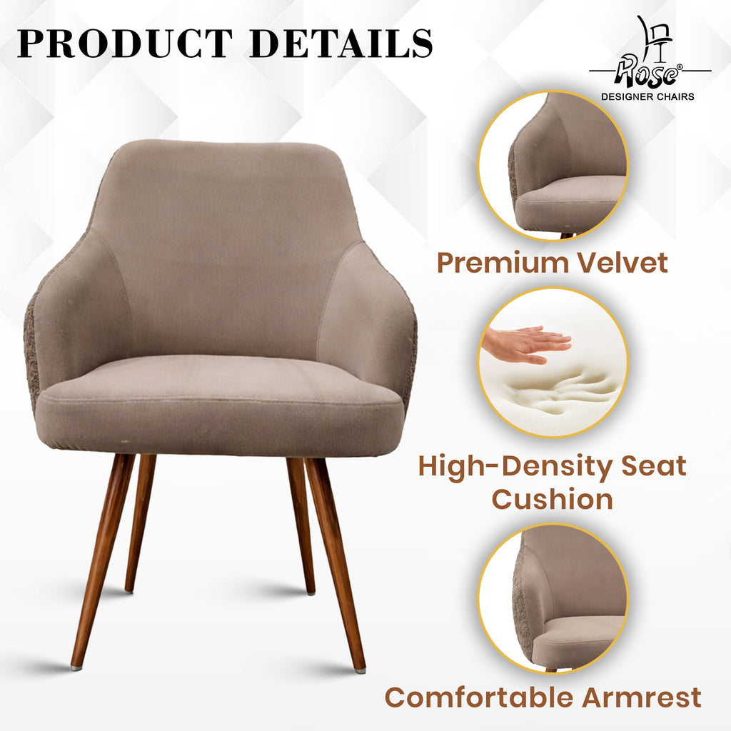 prestige velvet cafe chair set of 2 feature