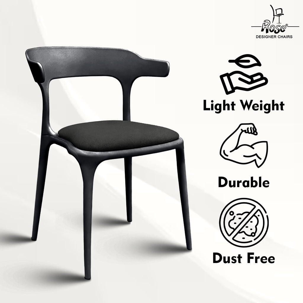 vision cushion black set of 4 (black) features img