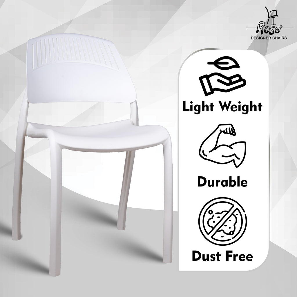 Riveria Cafe Chair set of 04 White