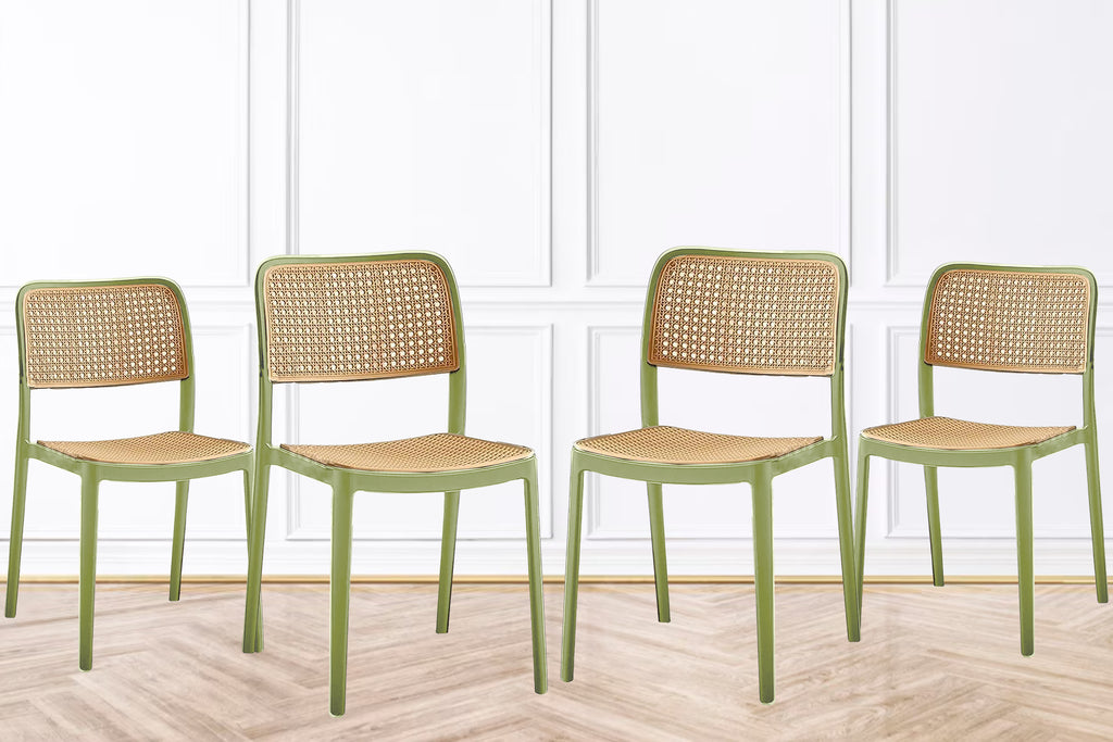 Tokiyo Chair(Green) Set of 4 Bg Img