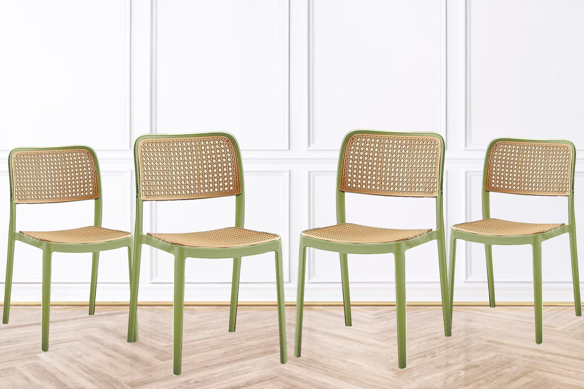 Tokiyo Chair(Green) Set of 4 Bg Img