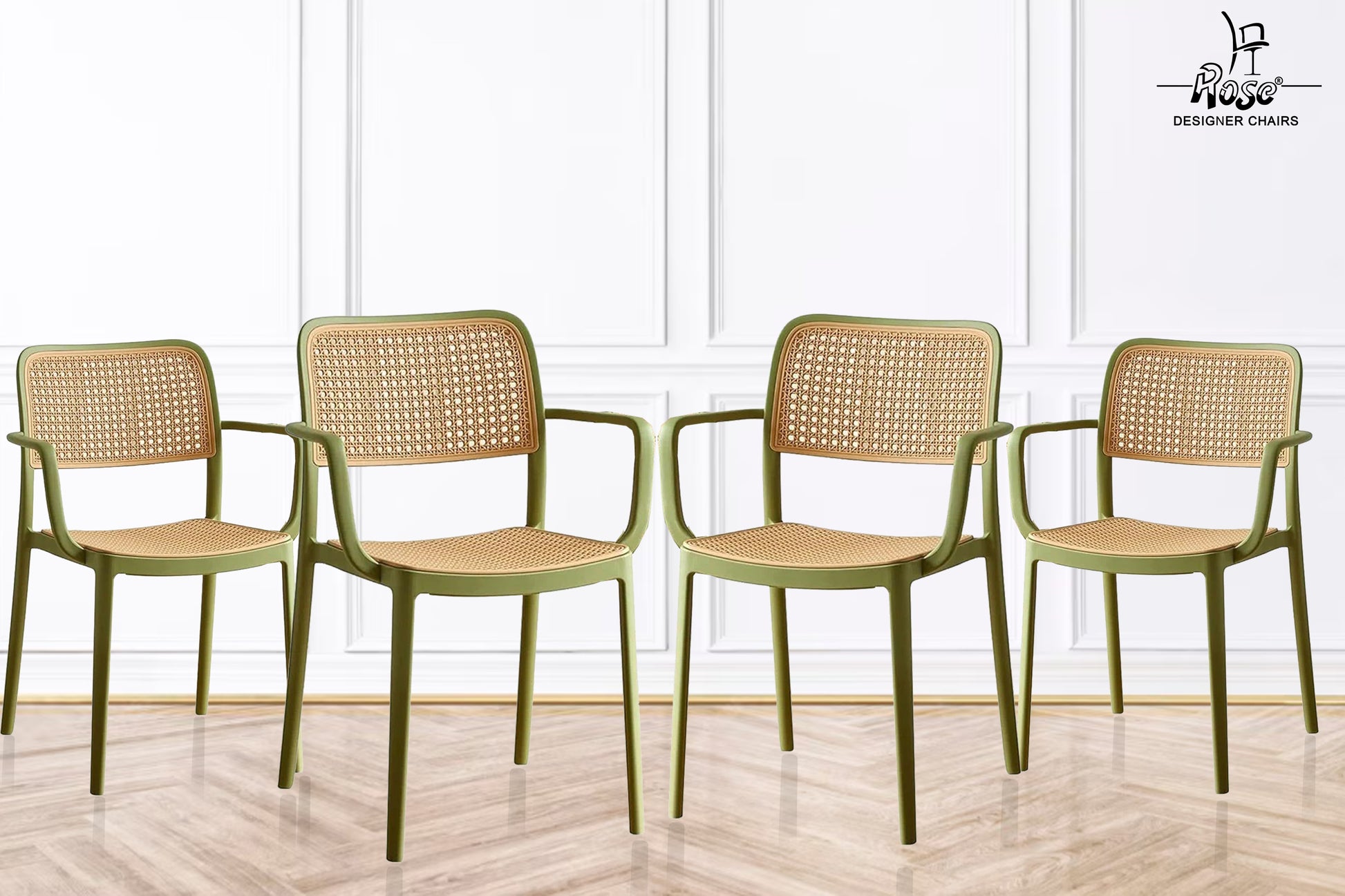 Tokiyo Chair (Green) Set of 4 Bg Img