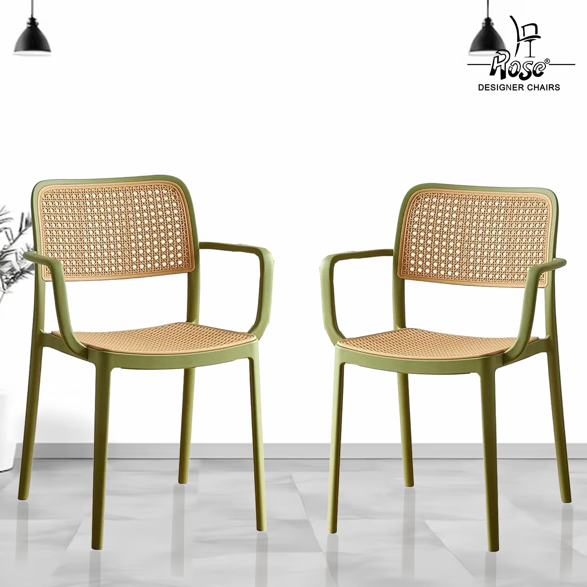 Tokiyo Chair (Green) Set of 2 Bg Img