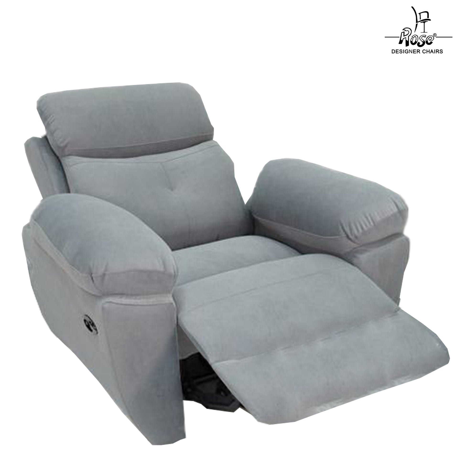 Rose Albania Single Seater Manual Recliner ( Grey )