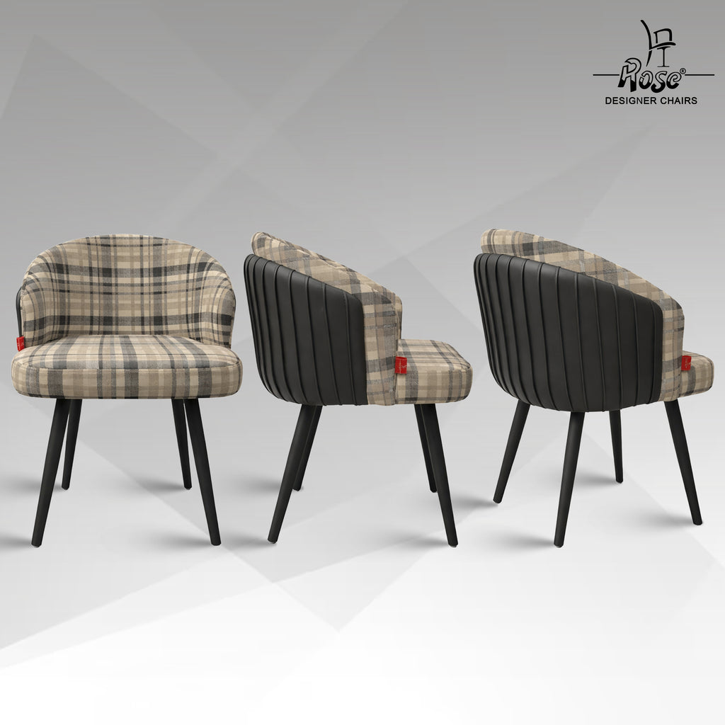 Aira designer velvet dining chair set 4 multiangle