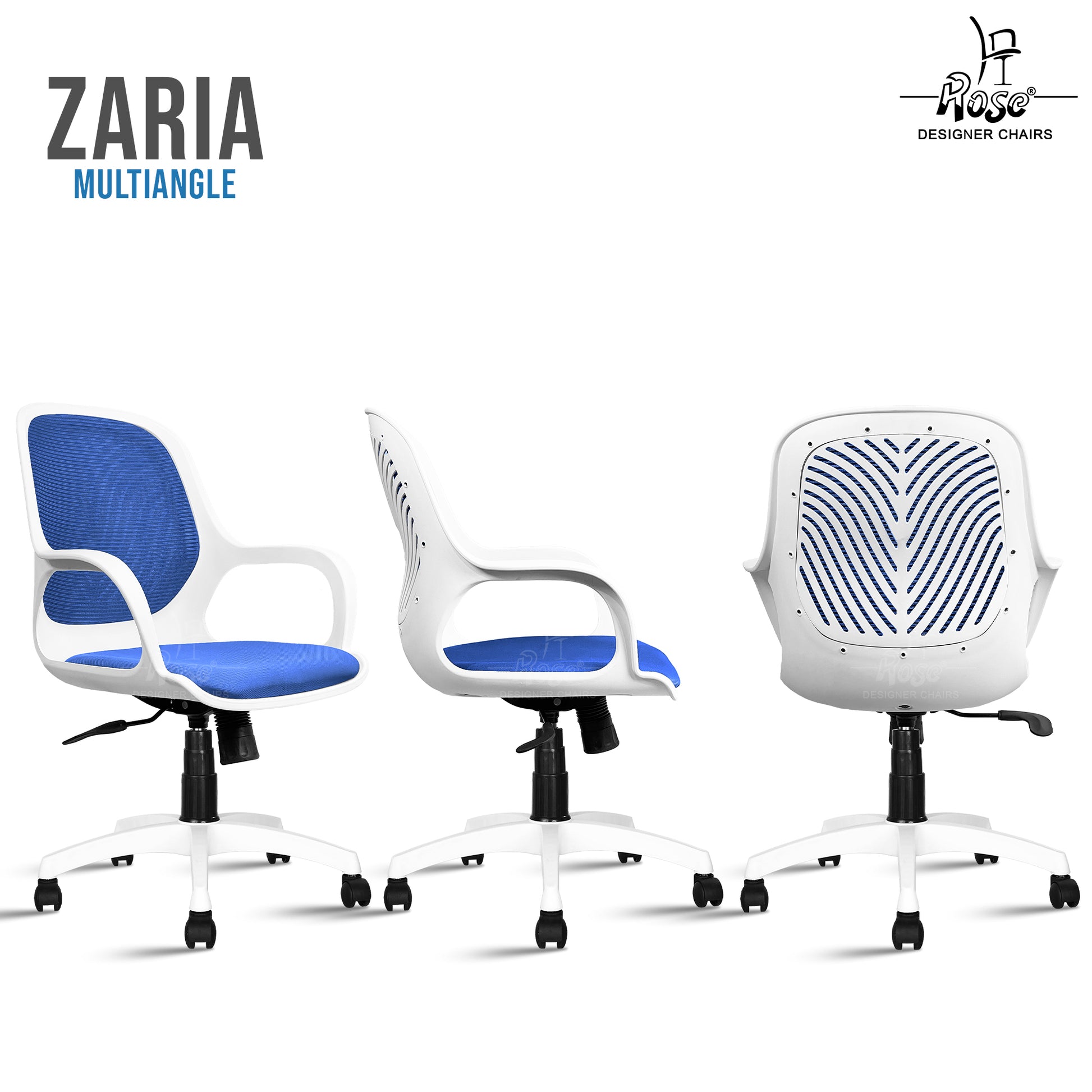 Zaria blue  and white chair multiangle