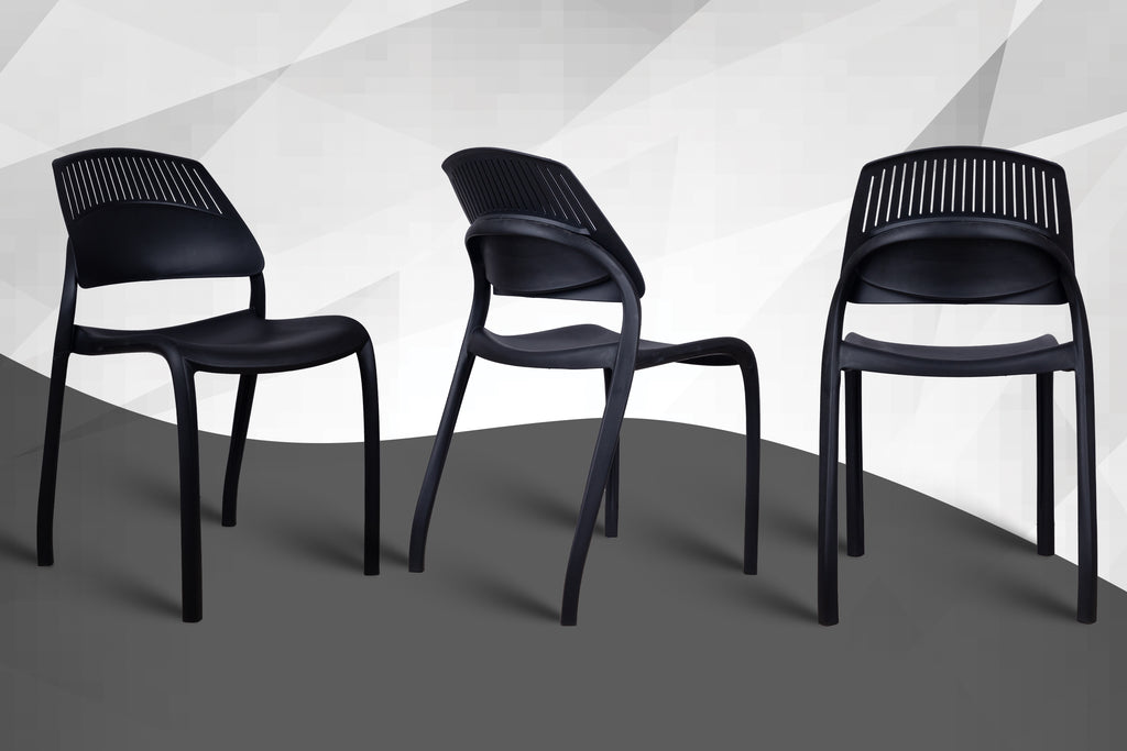 Riveria Cafe Chair set of 01 black