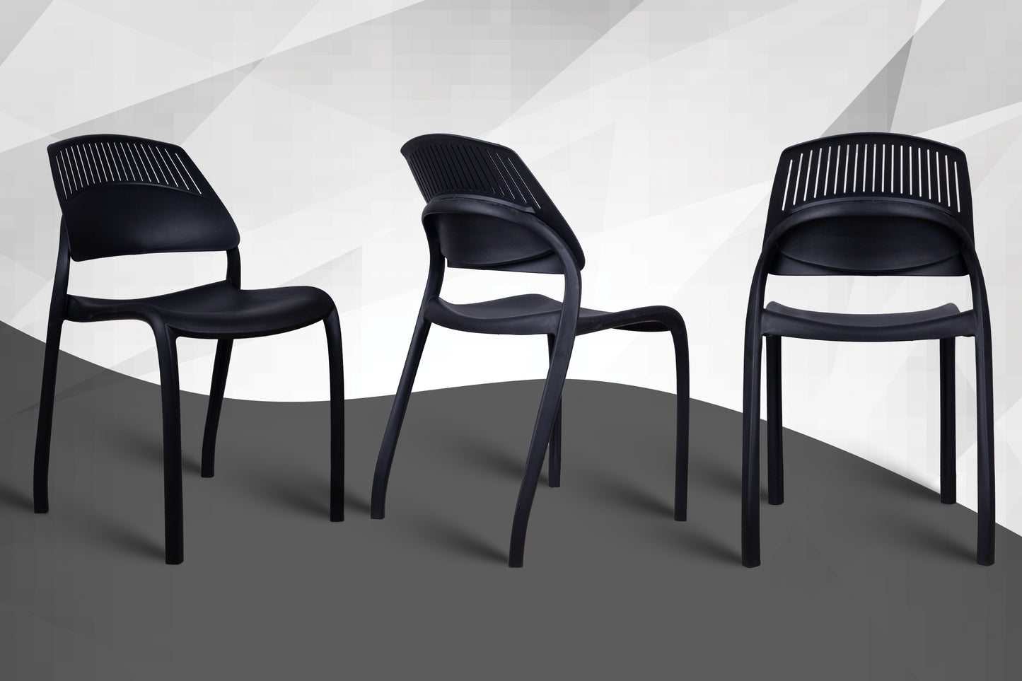 Riveria Cafe Chair set of 01 black