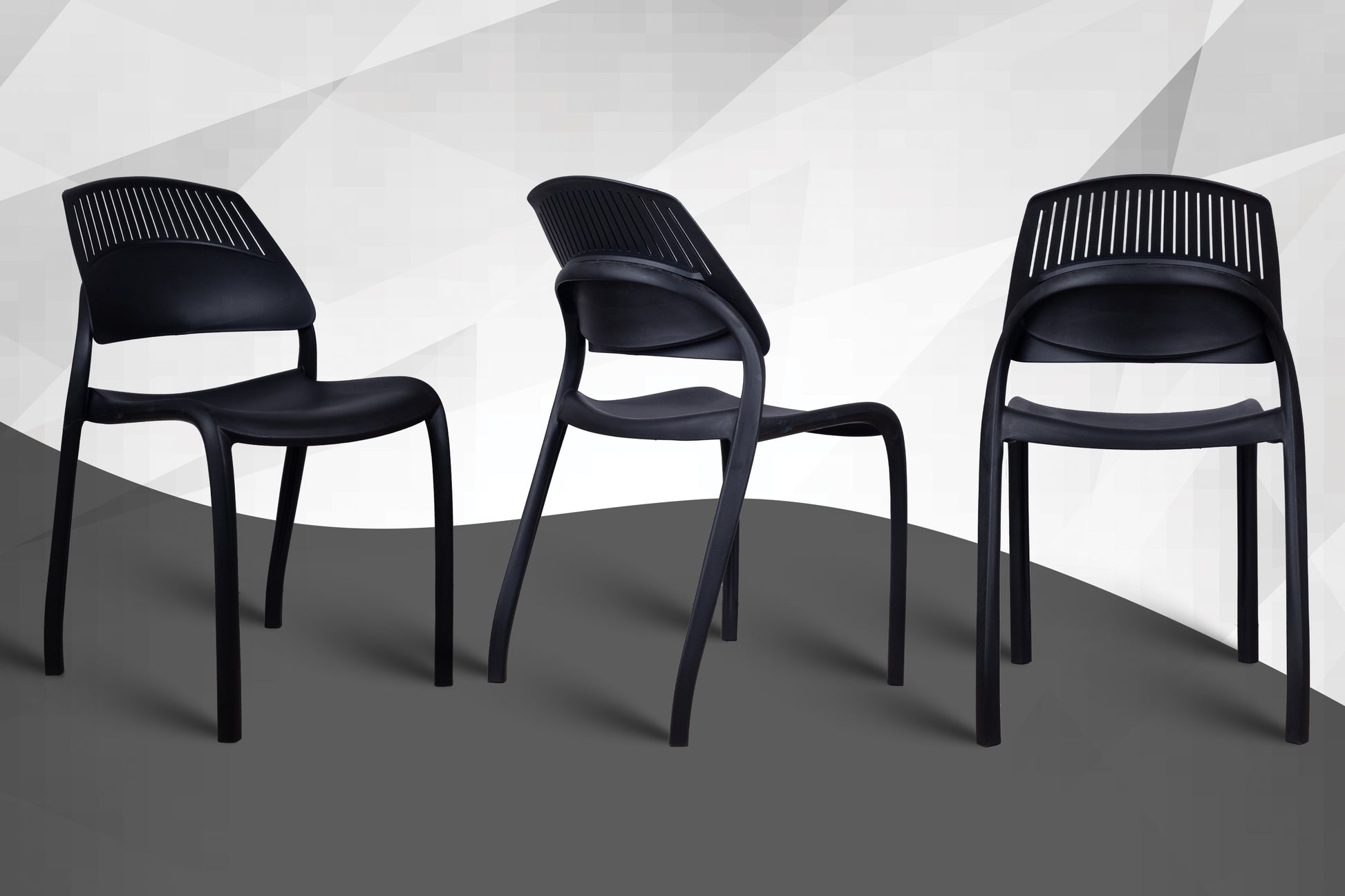 Riveria Cafe Chair set of 01 black