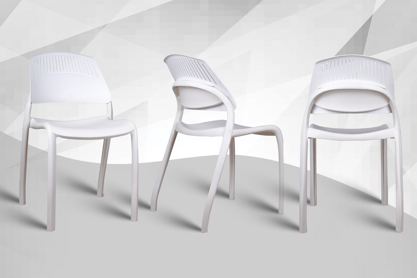 Riveria Cafe Chair set of 04 White