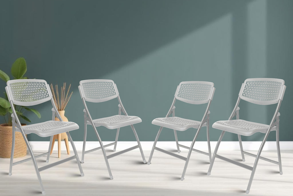 ROSE® Paris Folding Chair for Home | Lightweight, Portable, Balcony, Garden, Camping Chair | Indoor Outdoor Chair | Restaurant Chair