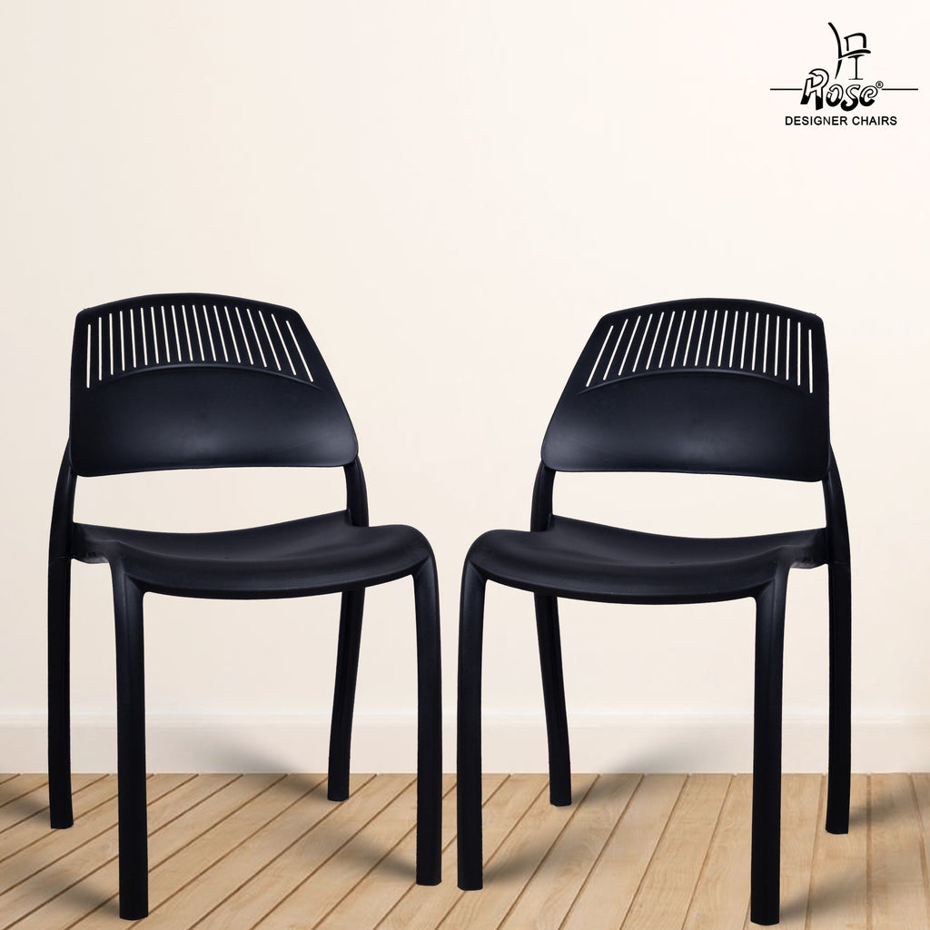 Riveria Cafe Chair set of 01 black