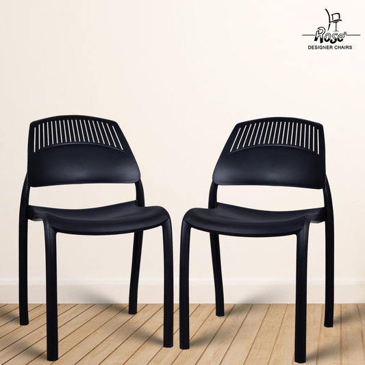Riveria Cafe Chair set of 01 black
