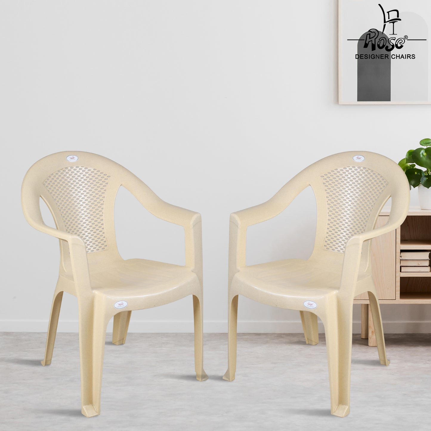 ROSE® Barry Plastic Chair | Indoor Outdoor Chair