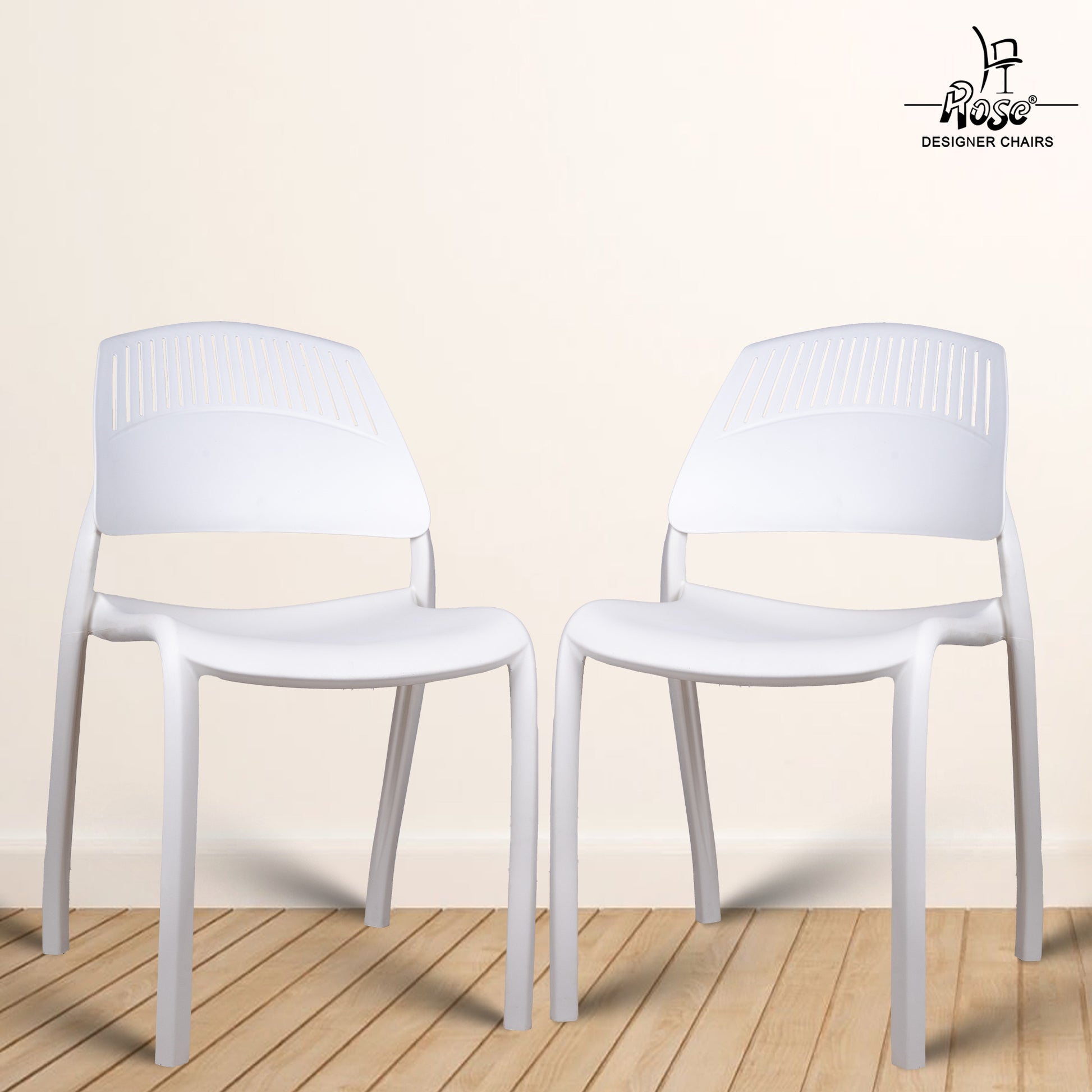 Riveria Cafe Chair set of 02 White