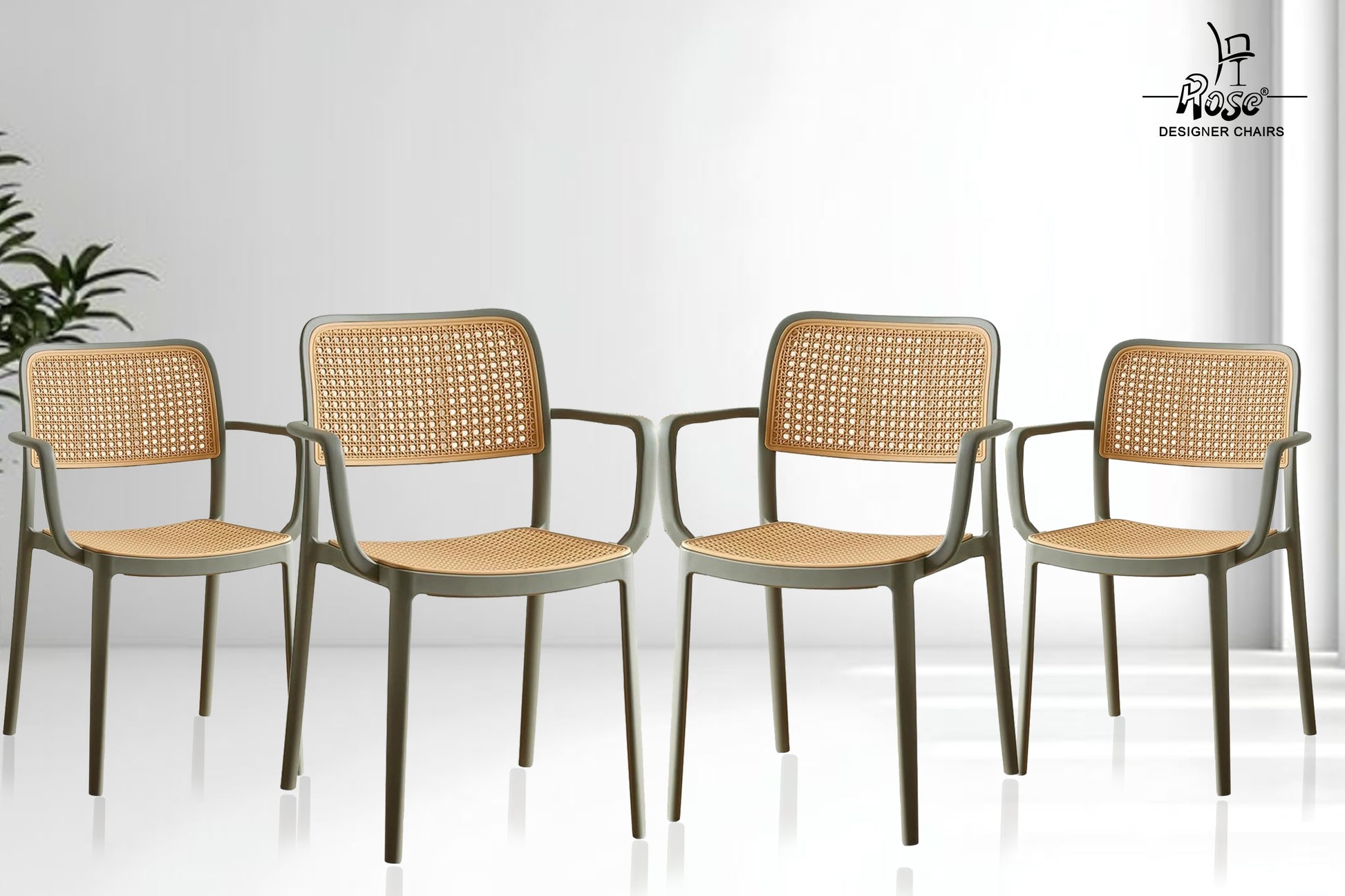 Tokiyo Chair (Grey) Set of 4 Bg Img