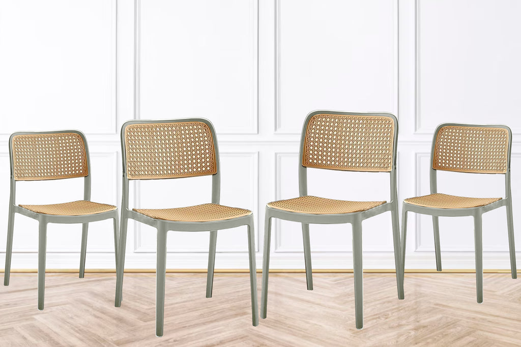Tokiyo Chair(Grey) Set of 4 Bg Img