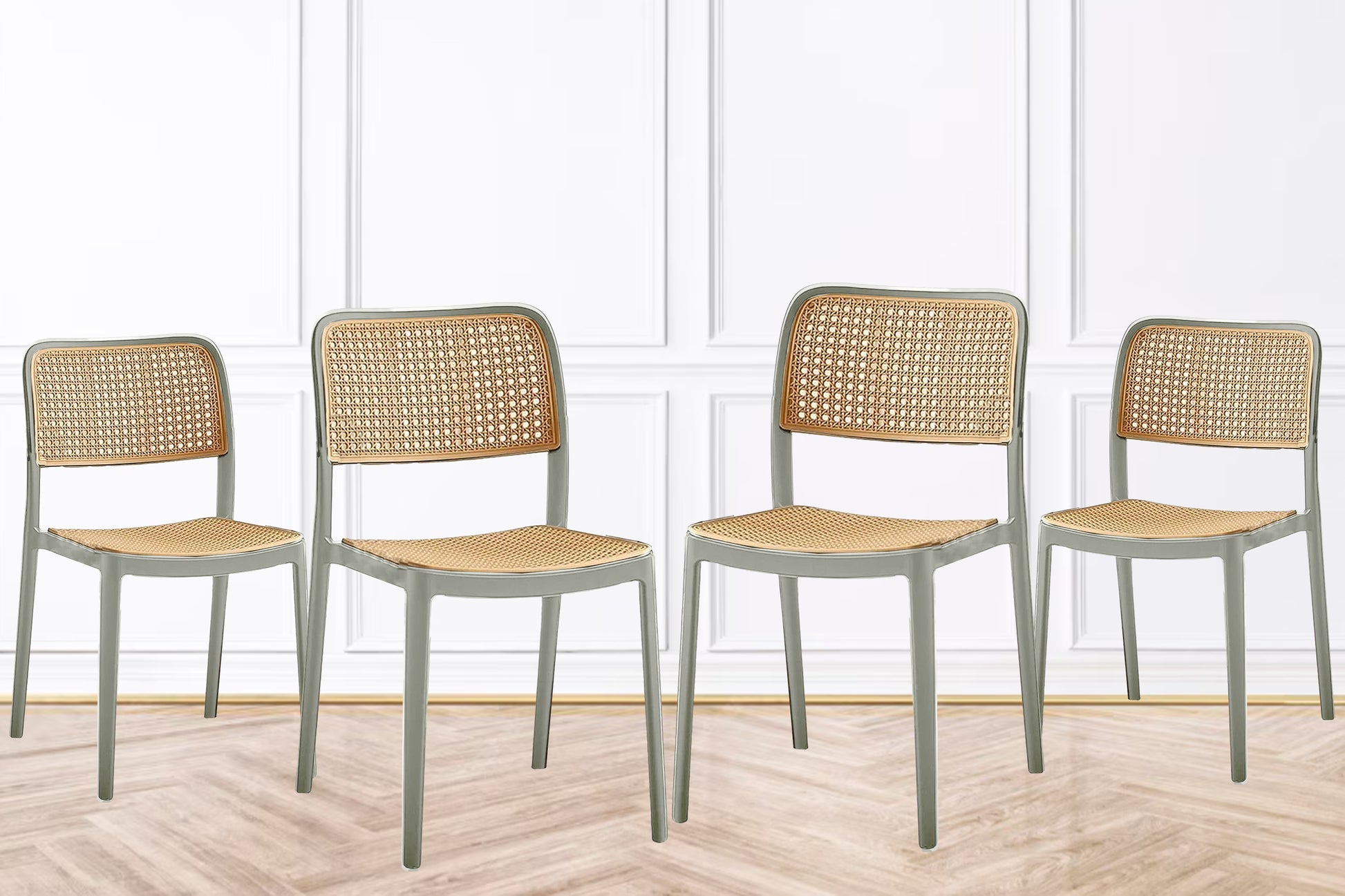 Tokiyo Chair(Grey) Set of 4 Bg Img