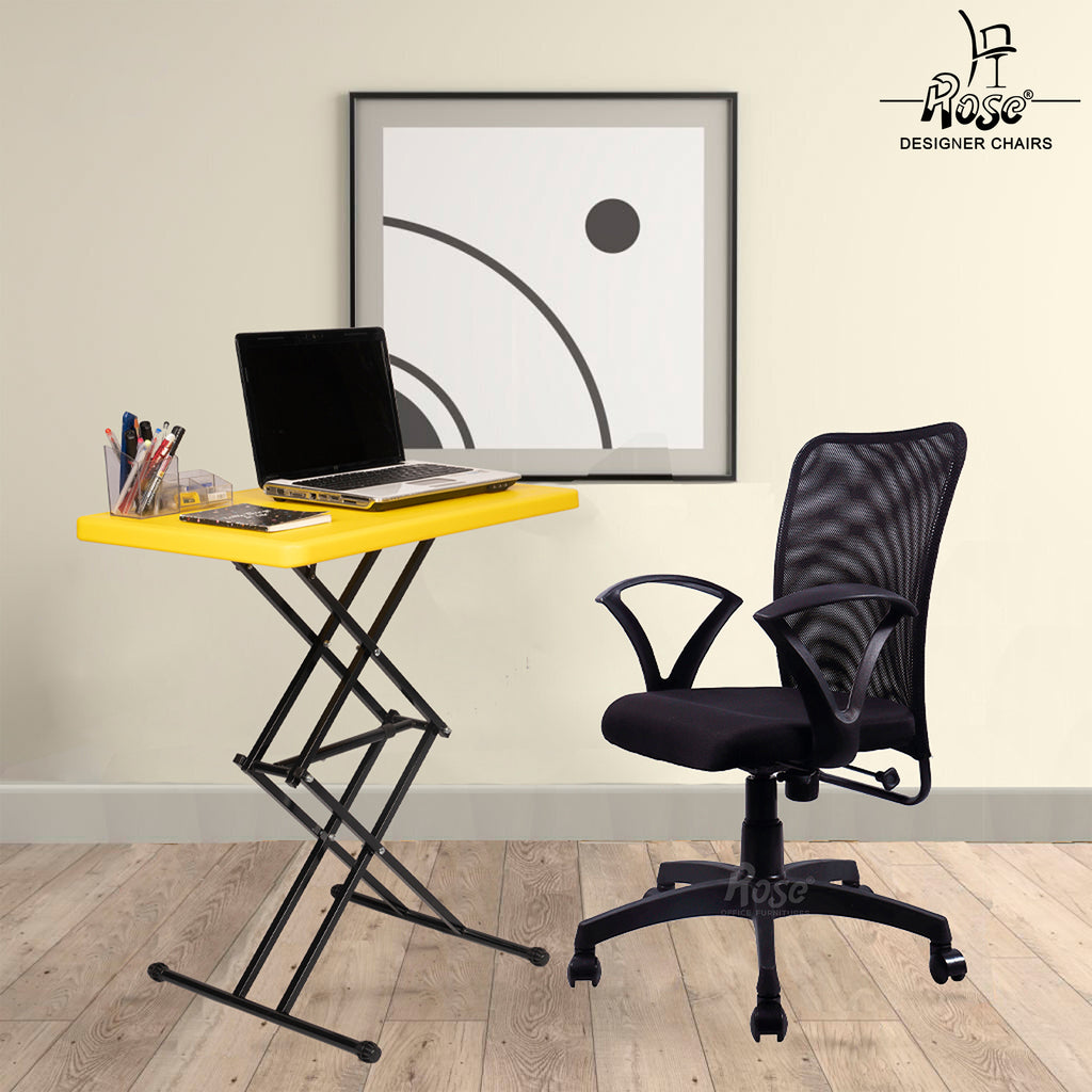 Multi-Purpose Laptop Table(Yeollw) Set of 1 Bg Img