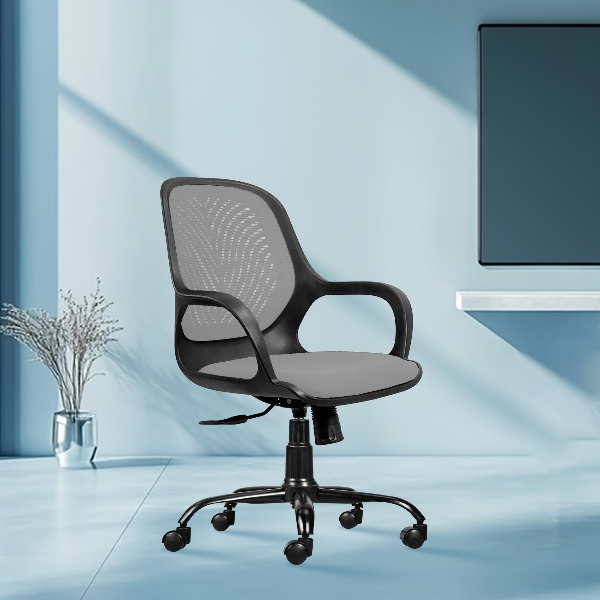 Zaria grey and black chair bg img
