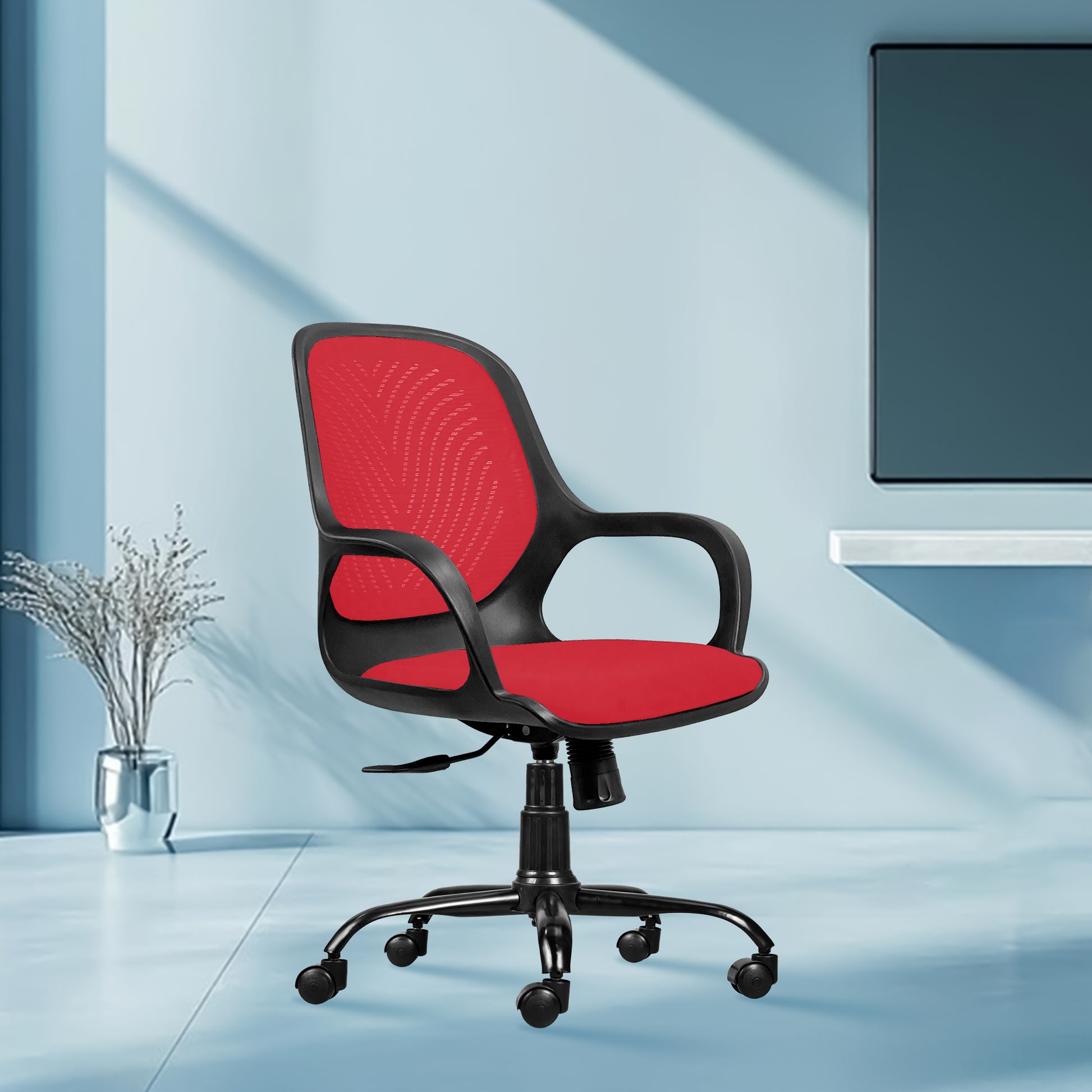 Zaria red and black chair bg img