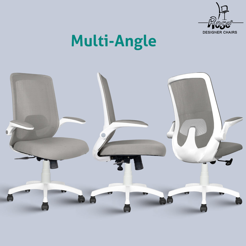 amaze mid back white and grey MA