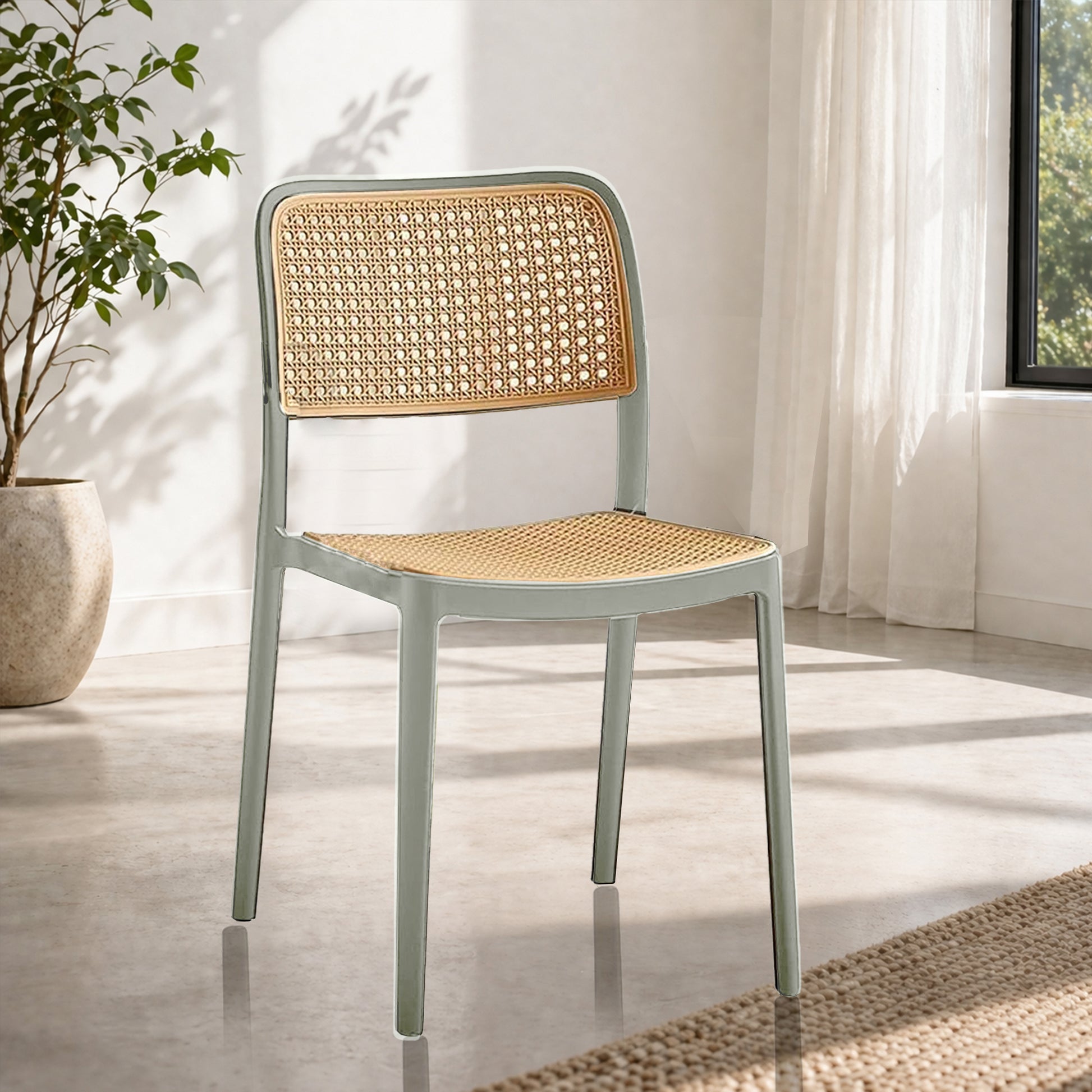 Tokiyo Chair(Grey) Set of 1 Bg Img