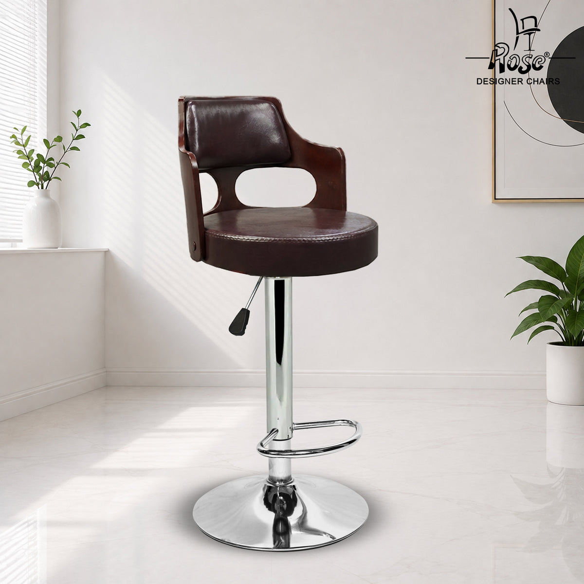 Riva Disc Bar Stool_ Brown_Set of 1_BG_02
