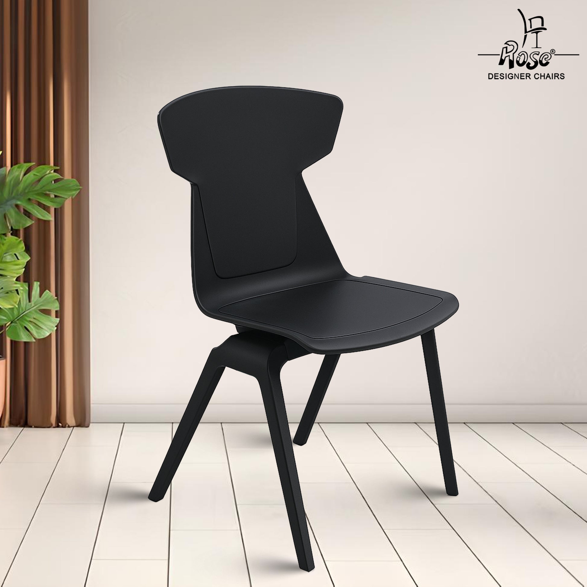 Core Modern Accent (Black)Chair Seat of 1 Bg Img
