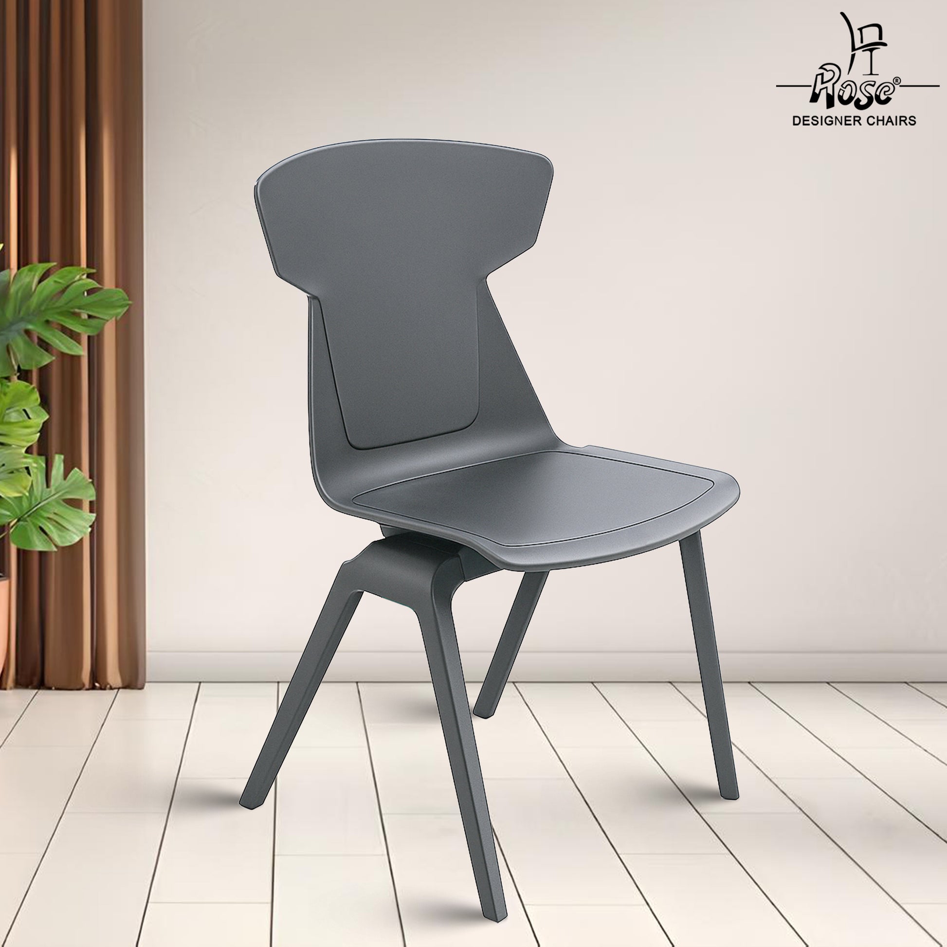 Core Modern Accent (Grey) Chair Seat of 1 Bg Img