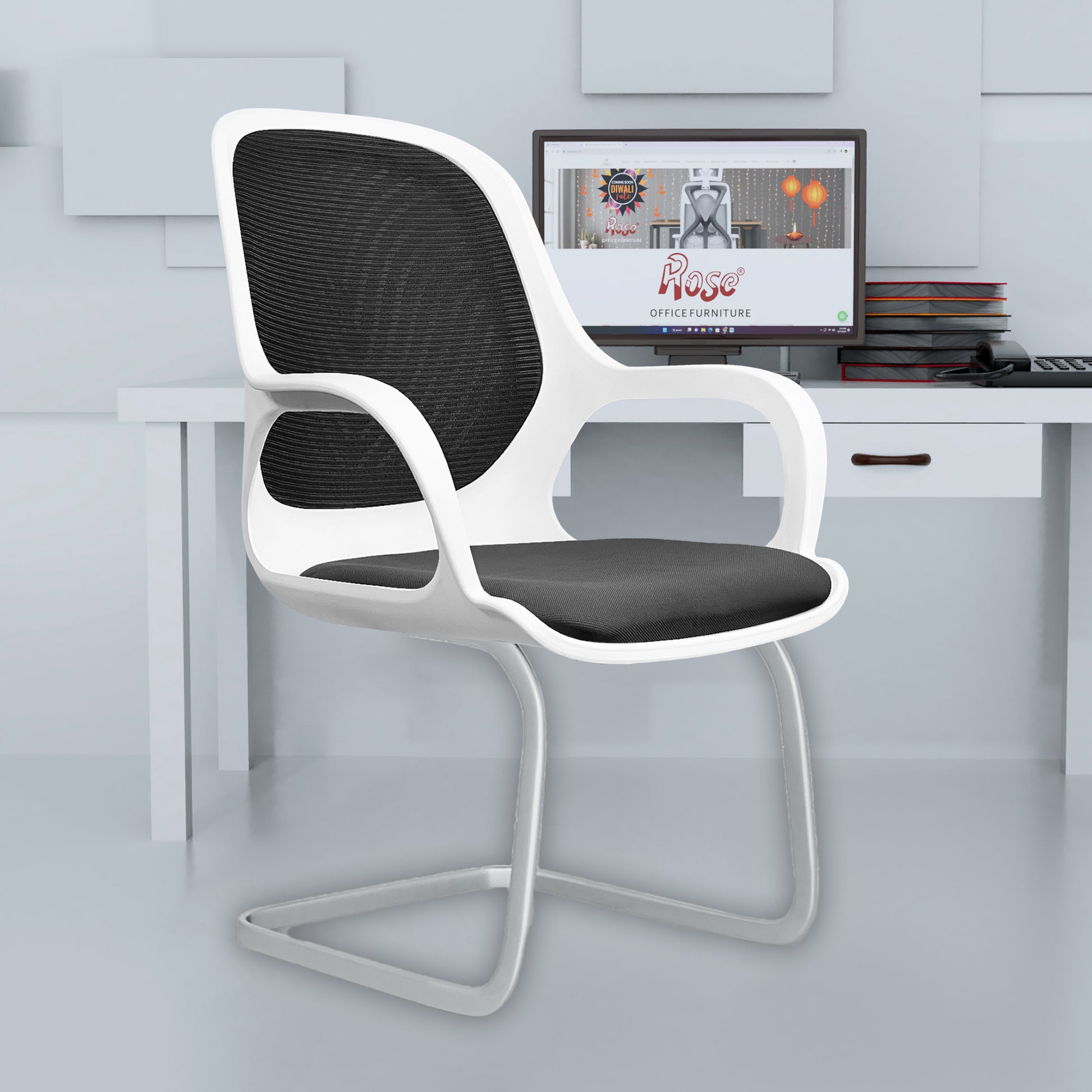 Zaria balck and white vistar chair bg img