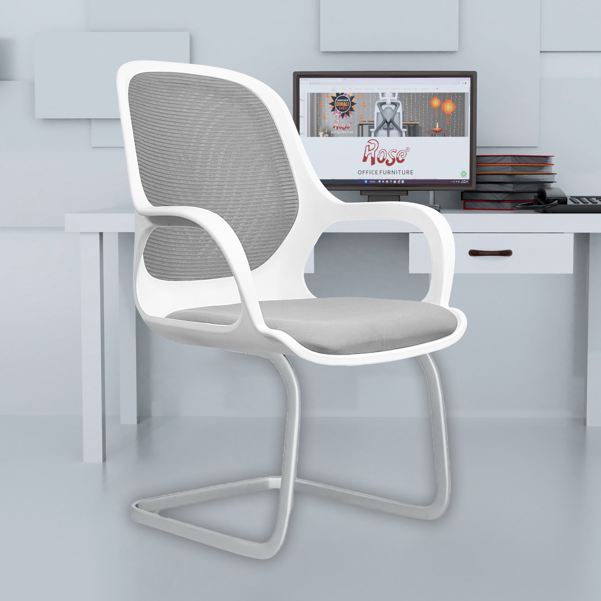 Zaria gray  and white vistar chair bg img