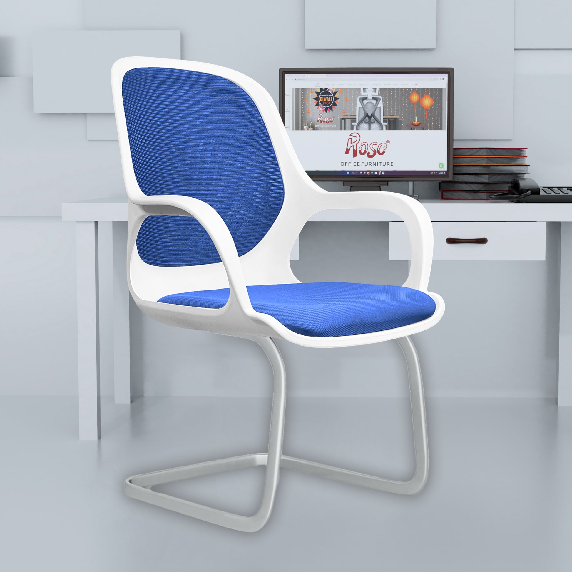 Zaria blue and white vistar chair bg img
