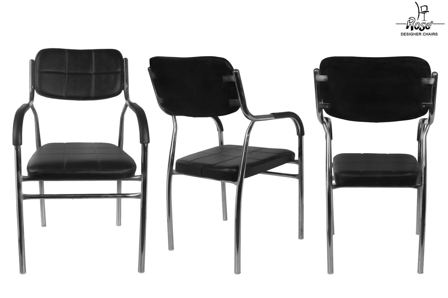 ROSE® Bliss Office Visitor Chair (Black)