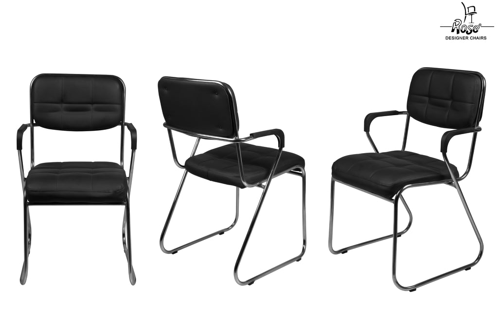 ROSE® Cady Office Visitor Chair (Black)