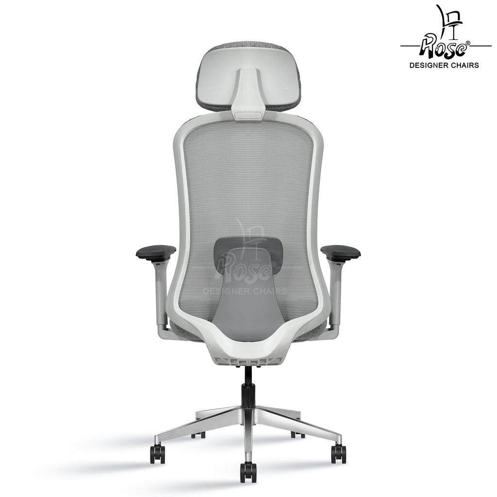 ROSE® Cooper Premium Office Chair (Grey and White)