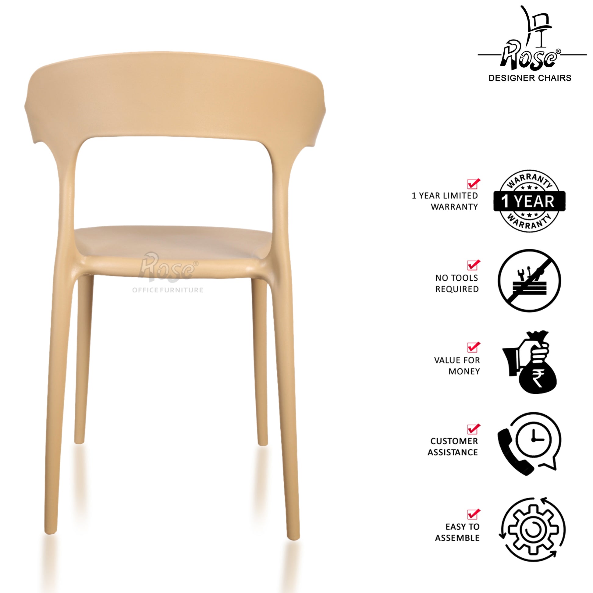 Vision (Cream)Set of 1 Service