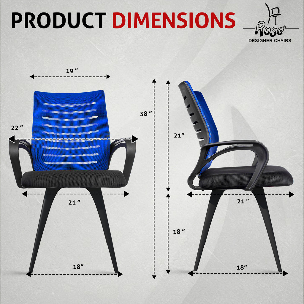 elite back blue dimensions