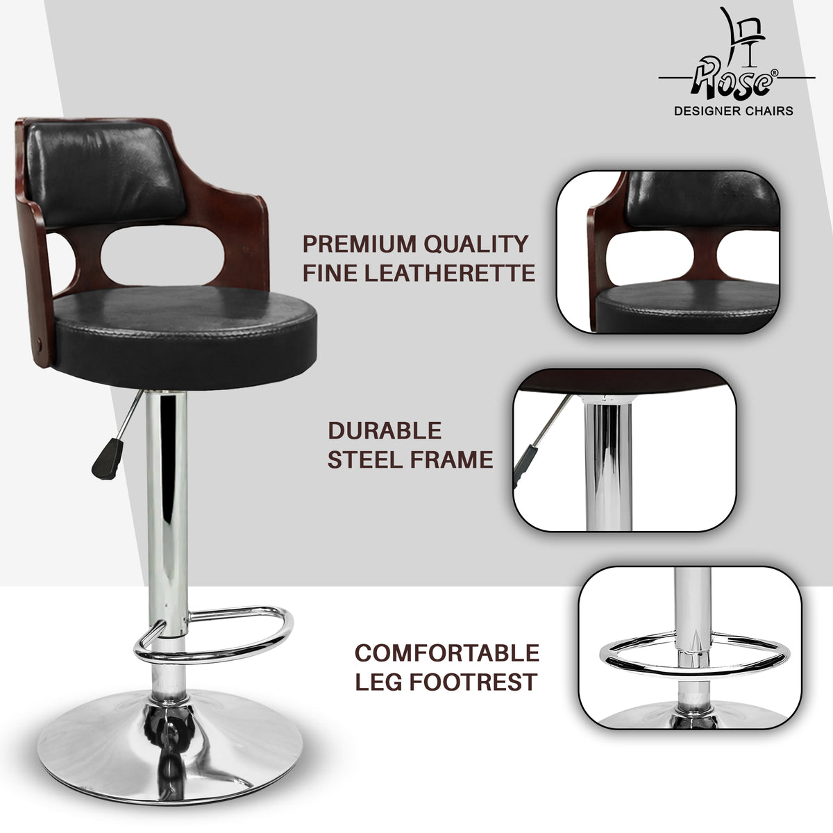 Riva Disc Bar Stool_ Black_Set of 1_Feature_02