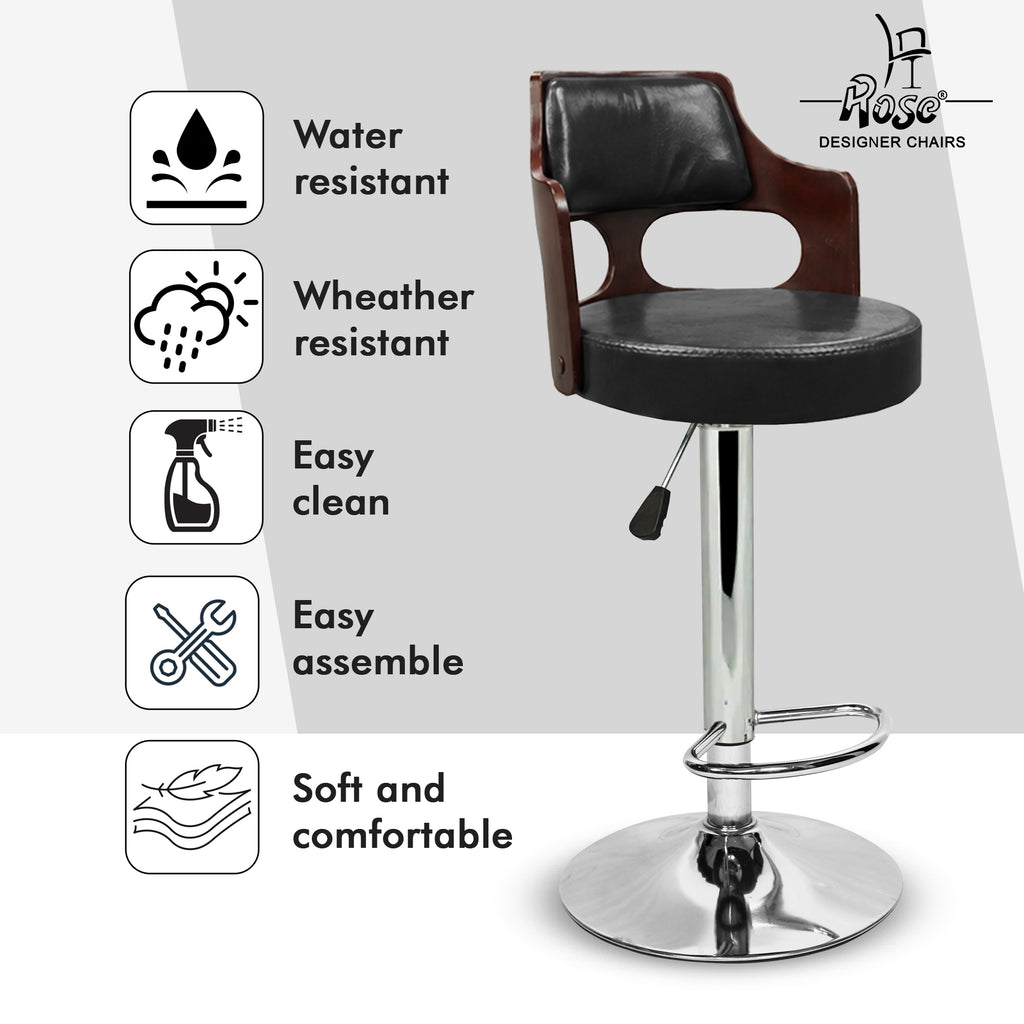 Riva Disc Bar Stool_ Black_Set of 1_Feature_03