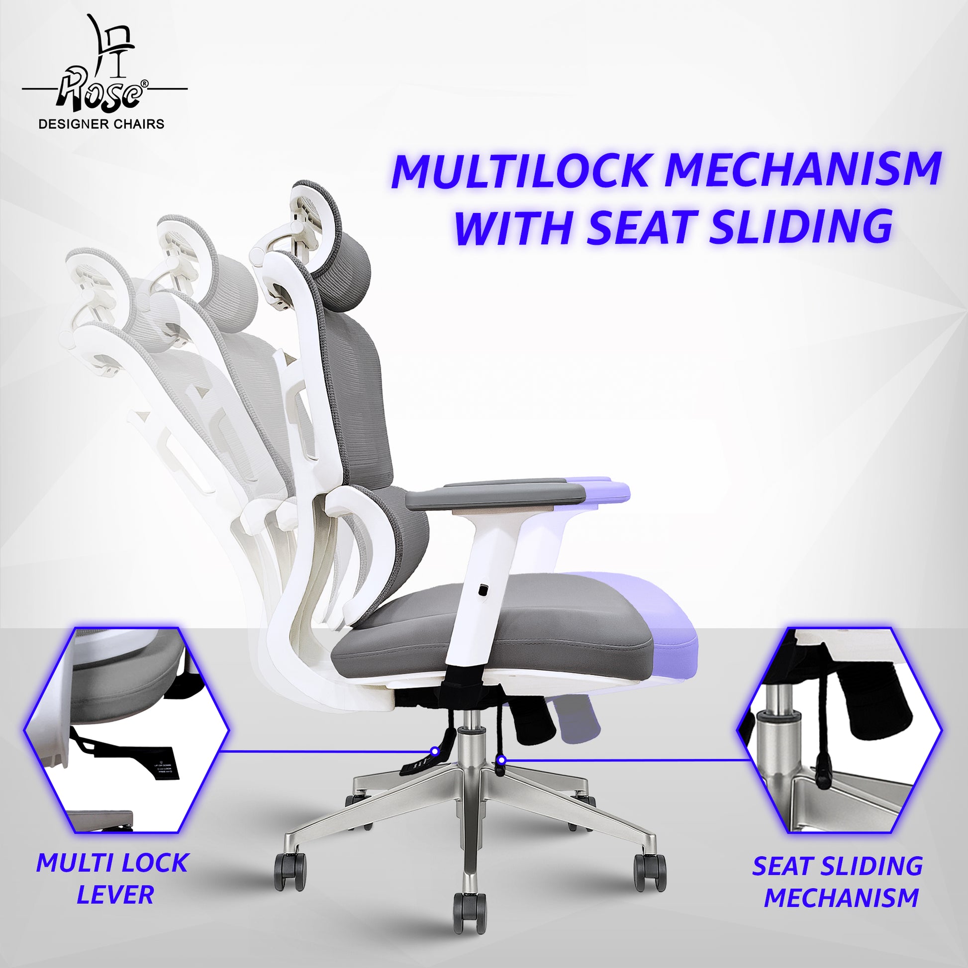 smart white and grey tilting