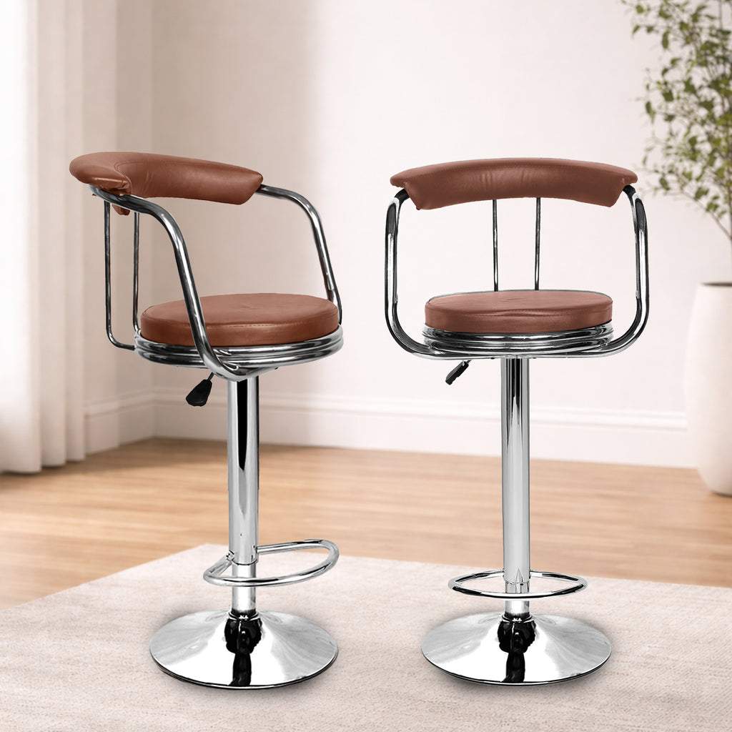 Kiya brown bar stool set of 2 bg img