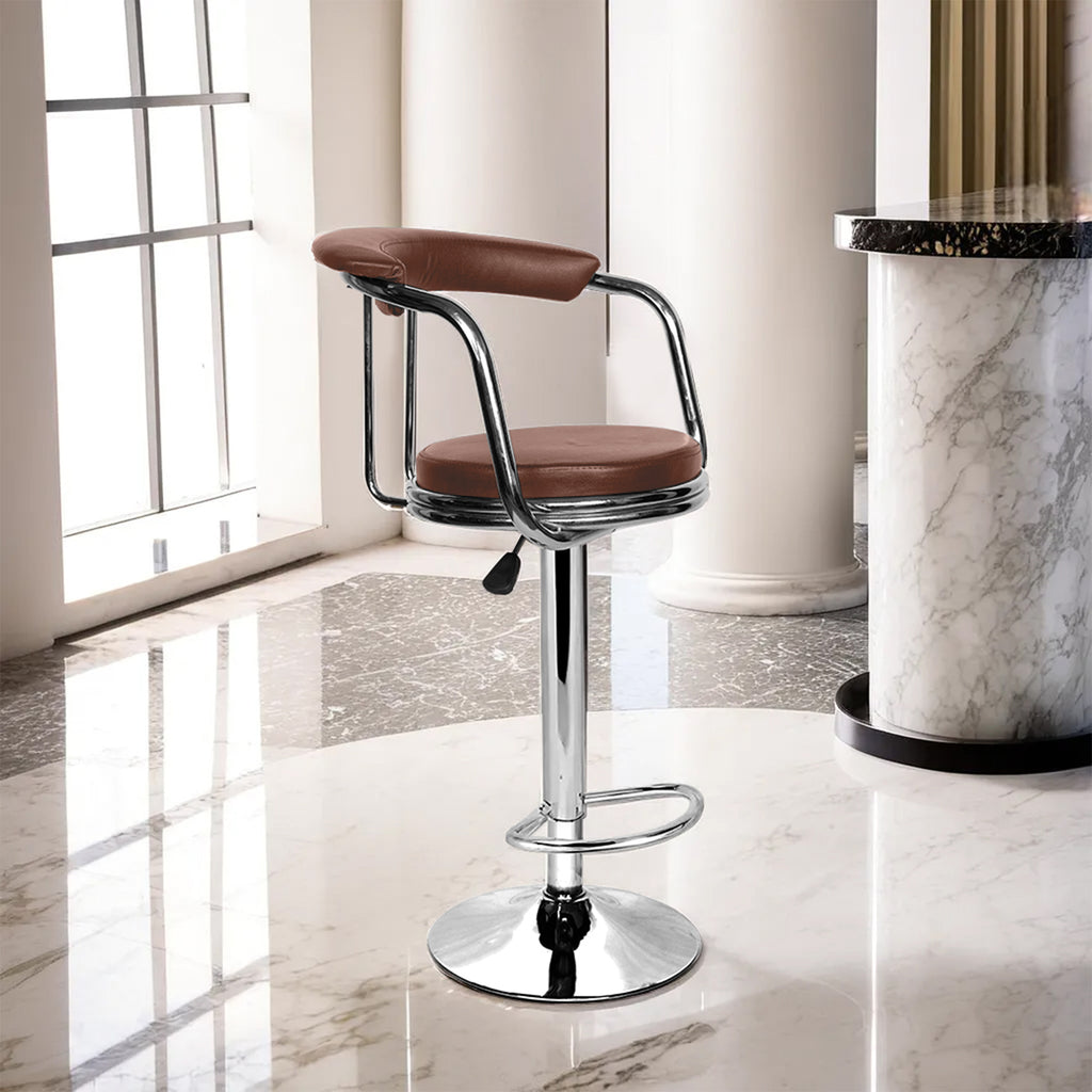 Kiya brown bar stool set of 1 bg img