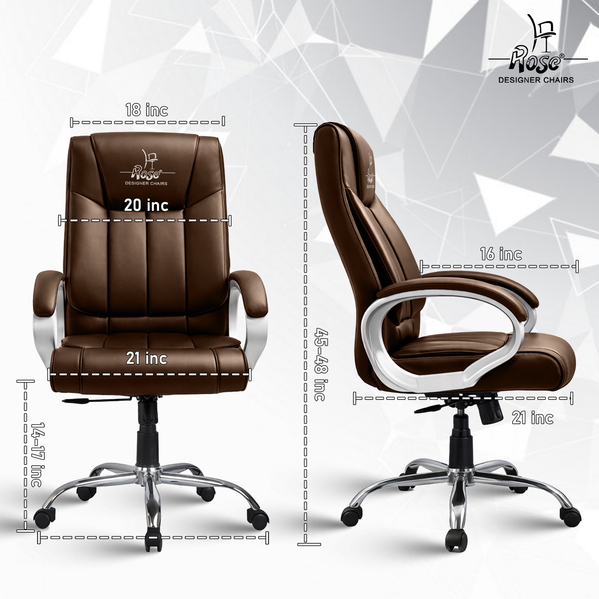 kyoto Brown Leather Brown dimension